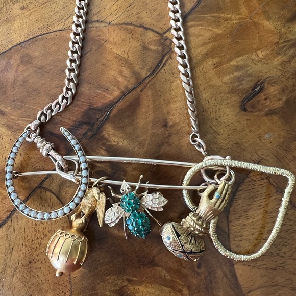 Various vintage, antique & designer jewelry pieces in 14K and 18K gold - Picture 12 of 13